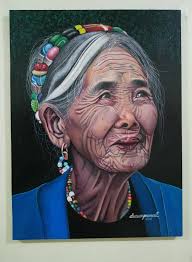 Janet Jackson Acrylic Painting