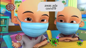 12 best upin ipin images in 2020 mario characters cartoon. Upin Ipin Sekolah Pakai Masker Youtube