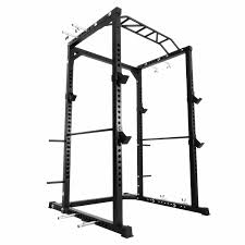 Popsport Deep Squat Rack Series Power Rack Squat Barbell Cage Bench Stand Heavy Duty Multi Grip Chin Up Fitness Power Rock For Home Gym Gym Ready Equipment Squat Rack Squats Power Rack