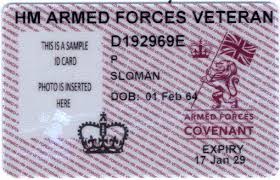 For handwritten submissions, print out the form and and fill out using clear block letters. The Uk Armed Forces Veteran Id Card The Not Forgotten