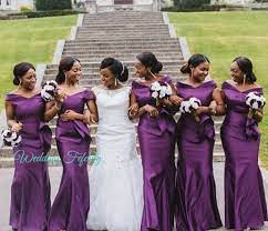 Purple Bridesmaids Dresses For Nigerian Weddings Purple Bridesmaid Dresses Bridesmaid Dresses Nigerian Bridesmaid Dresses