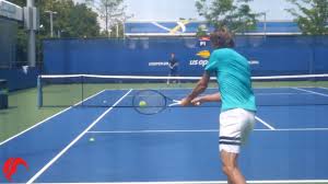 Gasquet stands too far behind the baseline to smack backhand winners. Zverev Backhand Slow Motion Court Level View Youtube