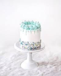 Buttercream Birthday Cake For Teenager Boy Simple Buttercream Cake With Sprinkles Simple Birthday Cake Designs Buttercream Birthday Cake Buttercream Cake Decorating