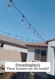Brightech solar outdoor lanterns & strings. Glow Solar String Lights Solar Led