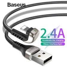 Baseus U Type Usb Cable For Iphone X Xr Xs Max Charging Cable Led Light Mobile Phone Play Game Cable For Iphone 8 7 6 6s Usb Cable Charging Cable Mobile Phone