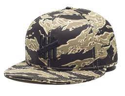 Undefeated X New Era 5 Strike Tiger Stripe Camo 59fifty Fitted Baseball Cap Fitted Baseball Caps Baseball Cap Tiger Stripes