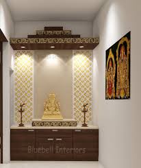 The pooja room is an epicentre of positive energy, and so, vastu for pooja rooms comes highly recommended. Double Step Pooja Unit Canopy Above Pooja Unit Cnc Work At Pooja Backdrop Golden Carvings Pooja Room Door Design Room Door Design Temple Design For Home