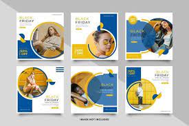 black friday fashion social media post template 962493 instagram design bundles in 2021 social media design graphics social media post post templates
