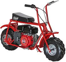 Amazon Com Coleman Powersports Ct100u Gas Powered Trail Mini Bike 98cc 3 0hp Red Automotive