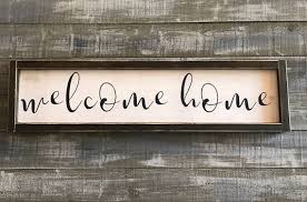 Free shipping on order over $25, usually ships next busness day. Welcome Home Sign Wood Sign Signs Home Decor Rustic Decor Etsy
