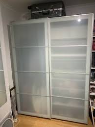(we'll mention that to our designers.) Ikea Pax Wardrobe With Frosted Glass Sliding Doors Ebay