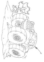 Simple Monster Truck Monster Truck Coloring Pages Truck Coloring Pages Coloring Pages