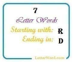 Rimland, rimmers, rimless, rimming, redoxes, redraft, redpoll, redrawn, rugbies, rugging, ruggers, ruglike. Seven Letter Words Starting With R And Ending In D Letterword Com