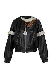 Leather Bomber Jacket Via Louis Vuitton Leather Jackets Women Leather Bomber Jacket Leather Dresses