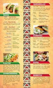You can pronounce all of. Taqueria La Casita Menu In Wixom Michigan Usa