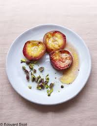 Nectarines Roties Pour 4 Personnes Recettes Elle A Table Recette Recettes De Cuisine Nectarine Recette