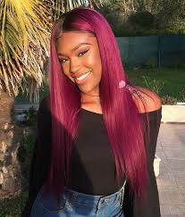 Fuchsia Pink Hair Purple Hair Black Girl Wig Hairstyles Hair Inspo Color