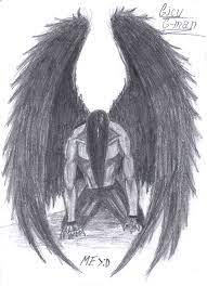 Im sure this is the same picture from the book 'hush hush' by becca fitzpatrick. Fallen Angel By Duskeyes On Deviantart