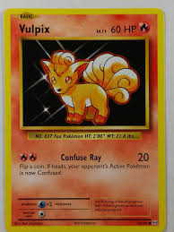 Confuse ray your opponent's active pokémon is now confused. Vulpix Evolutions 14 108 Value 0 75 38 67 Mavin