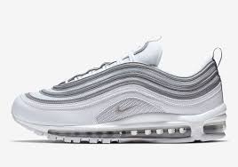 The Nike Air Max 97 Pairs White And Metallic Silver Nike Air Max 97 Cheap Nike Air Max Nike Air Max
