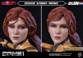 Prime 1 Studio PMGJ-05 G.I. JOE Scarlett 1/4 Scale Figure Statue In Stock