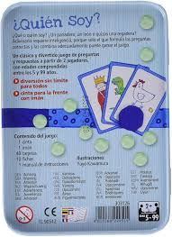 De ti depende de que ganes en este juego, con habilidad y un poco de imaginación adivinarás qué personaje eres. Quien Soy Juego De Mesa