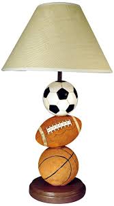 3 Ball Sports Themed 22 25 High Table Lamp With Shade 2g966 Lamps Plus Baby Boy Nursery Sports Sports Themed Room Sports Room Boys