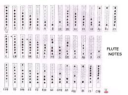 my blog flute notes chart