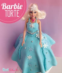 Gugelhupf auf einem teller plazieren. Barbie Torte Backgaudi