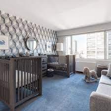 This Nursery Is 2x As Glam For Twins Image By Stouijer Twin Baby Rooms Nursery Twins Nursery Room Design