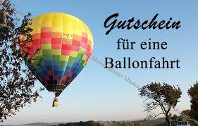 Ein gutschein für einen konzertbesuch, fotoshooting, ballonfahrt, uwm. Ballonfahrten Bautzen Ballonfahrten In Bautzen Sachsen