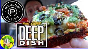Pieology Hand Crafted Deep Dish Pizza Food Review Youtube