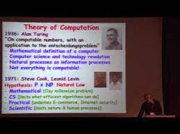 A computational universe last updated on june 25, 2021 in the beginning god created information. The Computational Universe Leslie Valiant Youtube
