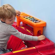 Product information item weight 2.2 pounds asin b0007ydc6i item model number 756000 manufacturer recommended age 24 months and up Step2 Hot Wheels Convertible Toddler To Twin Bed Red Walmart Com Walmart Com