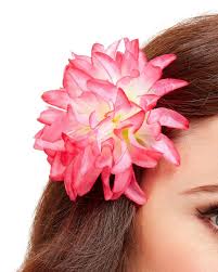 Tropical flowers are found in africa, asia and. Tropical Flowers Hair Clip Pink For Costumes Horror Shop Com