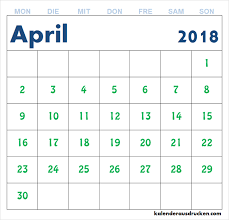 Bunte bingo vorlagen zum ausdrucken mit. Drucken April 2018 Kalender Schweiz Kalender Zum Ausdrucken Kalender Vorlagen Kalender