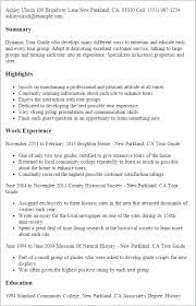 Up to 6 bullets per job will do. Professional Tour Guide Templates To Showcase Your Talent Myperfectresume