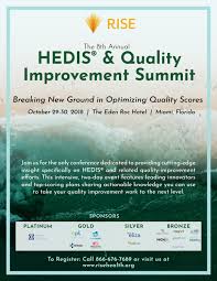 8th Annual Hedis Quality Improvement Summit By