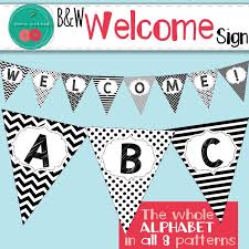 Black And White Sign Board Black And White Bulletin Board Letters Welcome Sign Bulletin Board Letters Alphabet Preschool