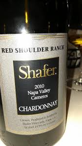 Shafer 2010 Carneros Chardonnay California Knows How To Party Chardonnay Carneros