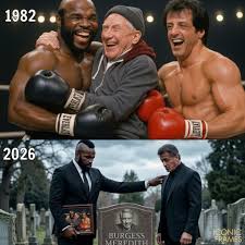 The Past and the Present: A Powerful Tribute to Friendship, Time, and Loss  The image is a haunting split in time — one frame capturing joy, the other  carrying the quiet weight