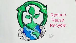 Incorporating this methodology into your business' waste reduction and recycling efforts will minimize landfill waste and help take your recycling program to the next level. How To Draw Reduce Reuse Recycle Earth Poster Drawing Step By Step Youtube