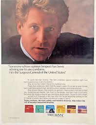 Carter Wallace Trojan Brand Condoms Vintage 1987 Magazine Ad