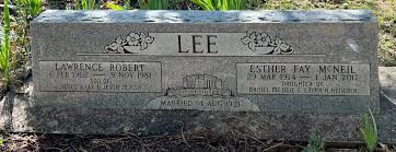 Esther Fay McNeil Lee (1914-2017)