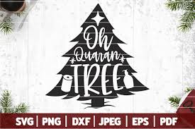 Quarantine Christmas Svg Oh Quaran Tree Graphic By Seventhheaven Studios Creative Fabrica