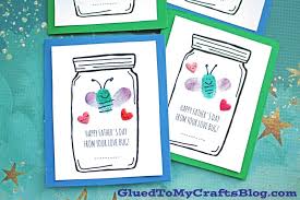 Father's day is around the corner! Super Quick Father S Day Love Bug Cards Kid Craft Idea
