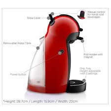 Maybe you would like to learn more about one of these? Krups Nescafe Dolce Gusto Piccolo Kp1006 Multi Drinks Machine Red Around The Clock Offers