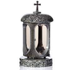 There is a custom of using the flame from this candle to mark a cross on the lintel of one's doorway before entering after the service, and of then using the. Large Granite Memorial Grave Candle Lantern Tribute Funeral Cemetery Decoration Buy Online In Slovakia At Slovakia Desertcart Com Productid 87593837