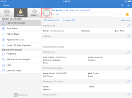 mobile ehr app how do i add my patients picture to his her