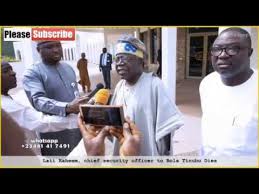 Lati Raheem Chief Security Officer To Bola Tinubu Dies In 2020 Security Officer Officer Chief
